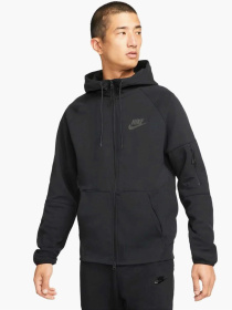 Худи и свитшоты NIKE NSW TE FZ FLC модель DD5284-010 Фото