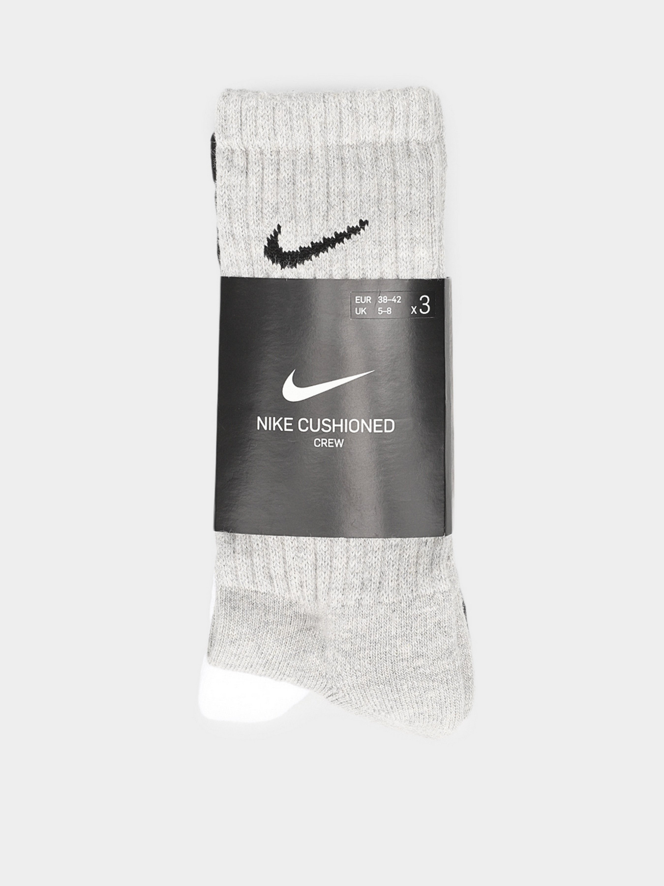 Шкарпетки та гольфи NIKE 3PPK VALUE COTTON модель SX4508-965 Фото