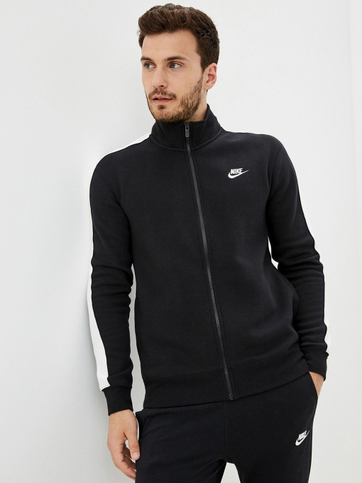 Худи и свитшоты NIKE Sportswear Club Brushed-Back Jacket модель DD7010-010 Фото