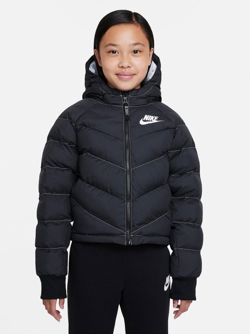 Куртки и дубленки NIKE Sportswear Synthetic Fill Hooded модель DD7134-010 Фото