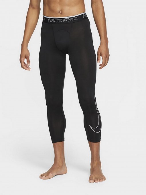 Брюки NIKE Pro Dri-FIT 3/4 модель DD1919-010 Фото