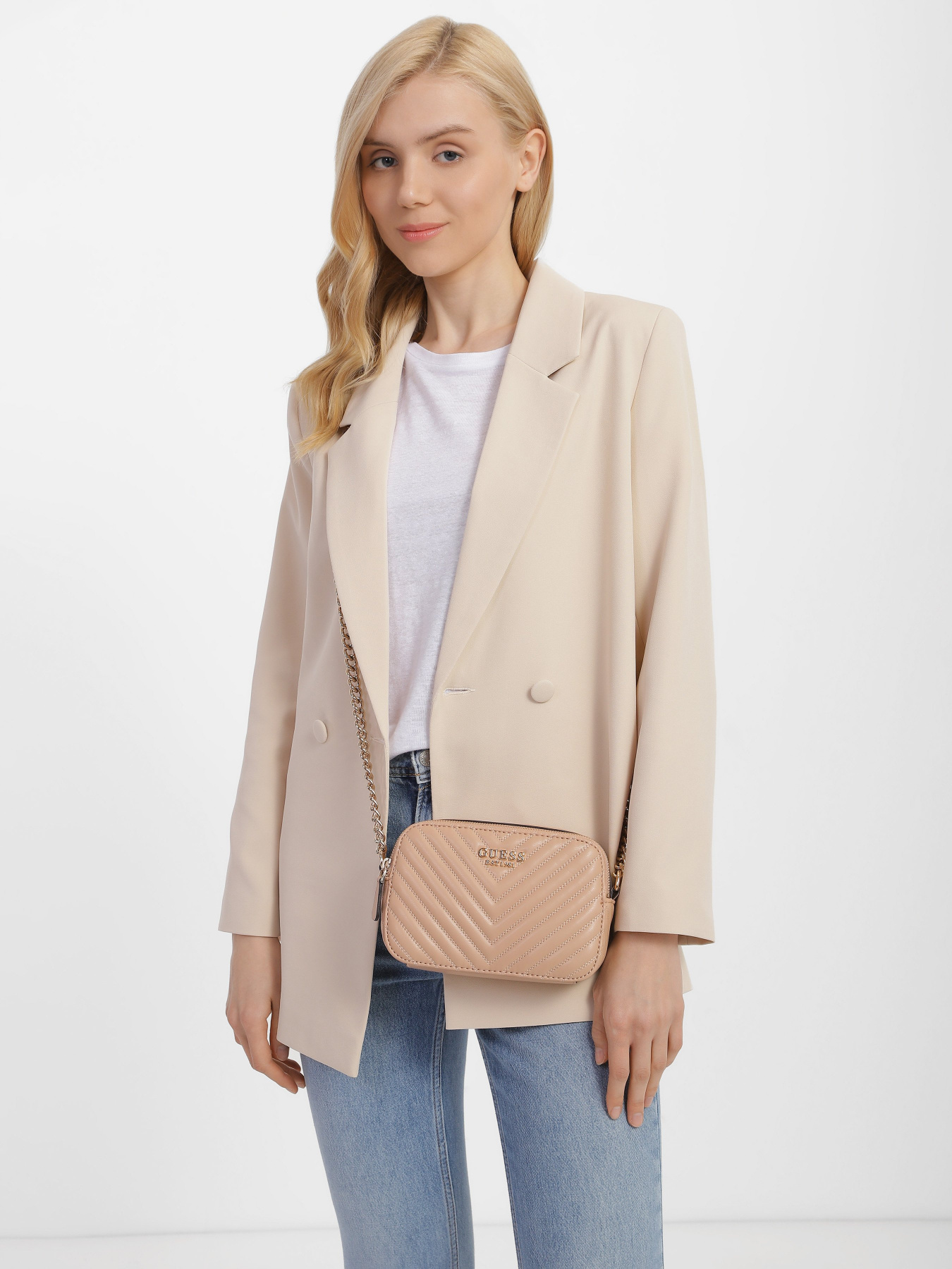 Сумки GUESS Noelle модель HWQG78.79140;BEI Фото