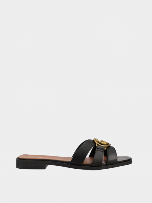 Шлёпанцы GUESS Symo модель FL6SYM.LEA19;BLACK Фото