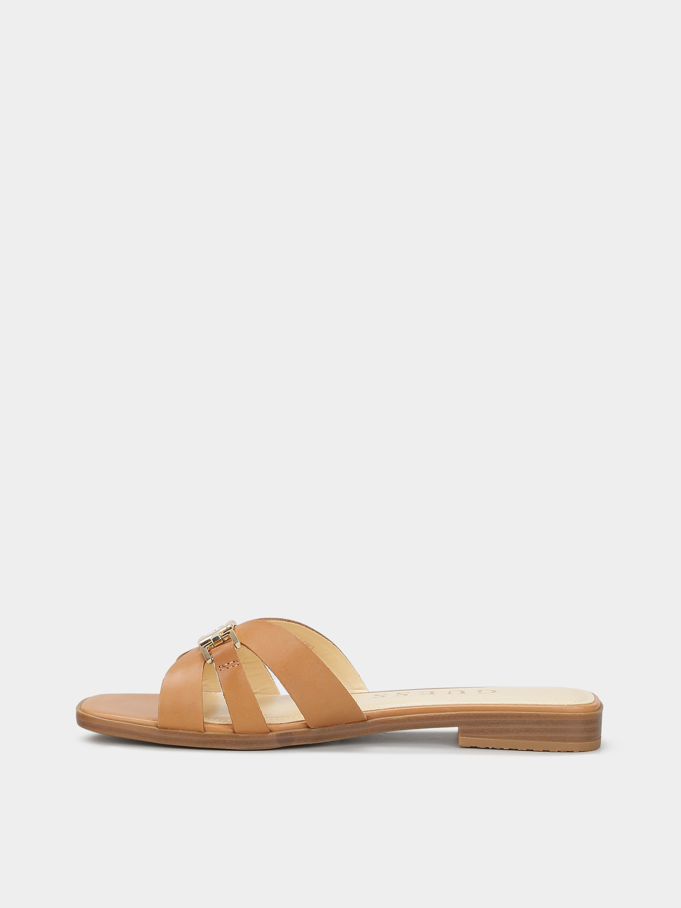 Шльопанці GUESS Realla модель FLJRLL.LEA19;TAN Фото