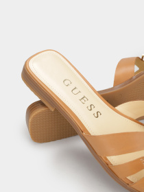 Шльопанці GUESS Realla модель FLJRLL.LEA19;TAN Фото