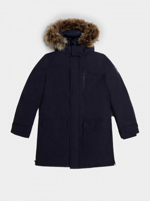 Куртки та дублянки GUESS Faux Fur Hooded Smart модель L2BL01.WF0F0;G7V2 Фото