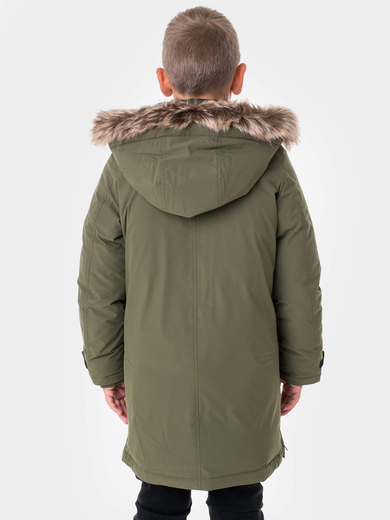 Куртки та дублянки GUESS Faux Fur Hooded Smart модель L2BL01.WF0F0;G8F6 Фото