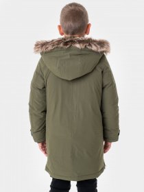 Куртки та дублянки GUESS Faux Fur Hooded Smart модель L2BL01.WF0F0;G8F6 Фото