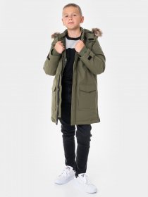 Куртки та дублянки GUESS Faux Fur Hooded Smart модель L2BL01.WF0F0;G8F6 Фото