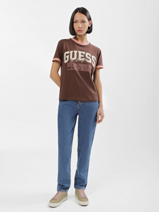 Джинси GUESS Mom Jean Aumd Authentic Mid модель W2YA21.D4NH5;AUMD Фото