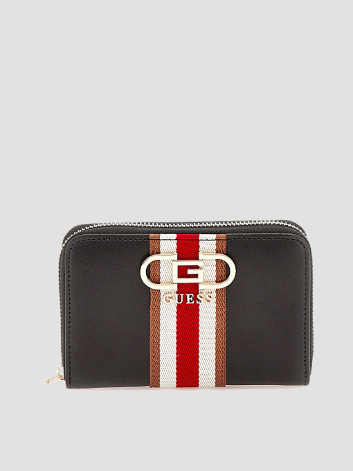 Кошельки GUESS Nelka Slg Medium Zip Around модель SWVG93.07400;BLA Фото