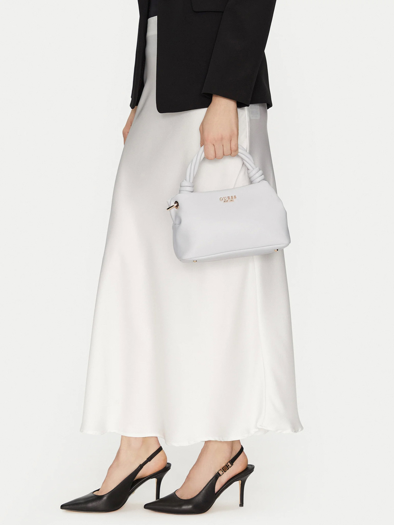 Сумки GUESS Sansa модель HWNG84.76110;WHI Фото