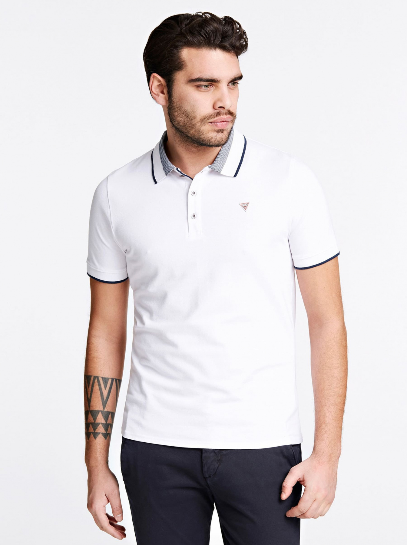 Поло GUESS модель M0YP60-K7O60-TWHT Фото