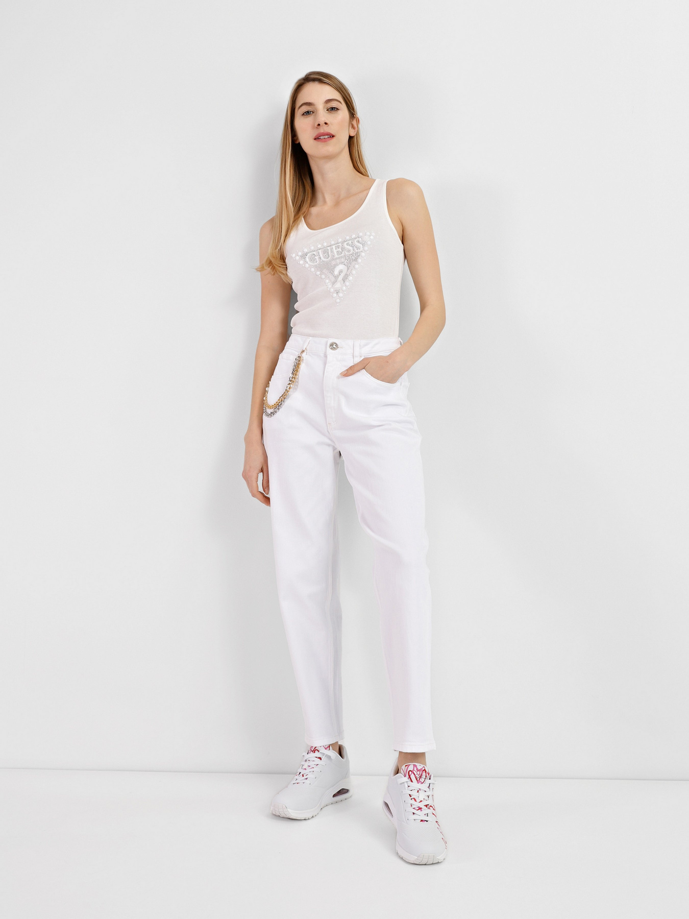 Джинси GUESS Mom модель W2RA21.D2G6P;OWHI Фото