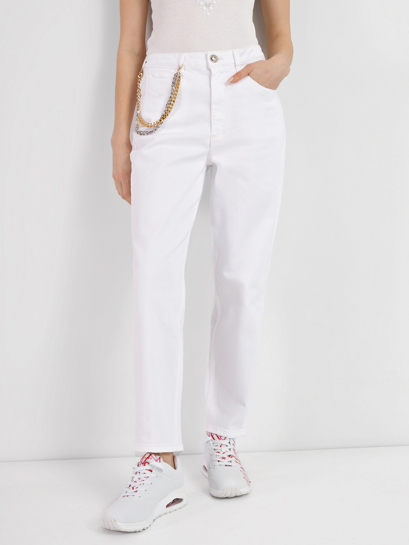 Джинси GUESS Mom модель W2RA21.D2G6P;OWHI Фото