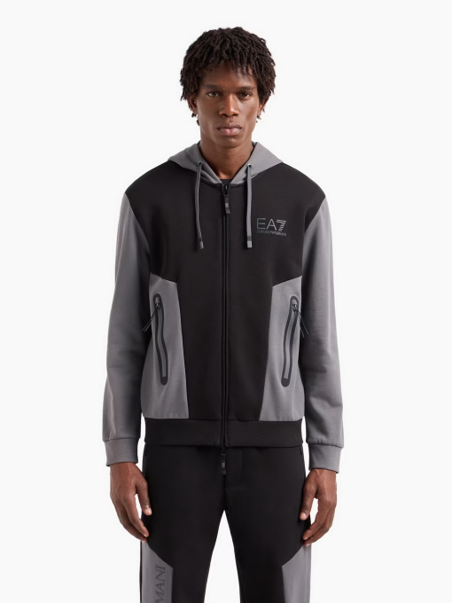 Худи и свитшоты EA7 Athletic Colour Block модель 6DPM34-PJVTZ-1200 Фото