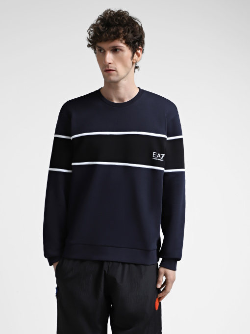 Худи и свитшоты EA7 Athletic Colour Block модель 6DPM80-PJTKZ-1562 Фото