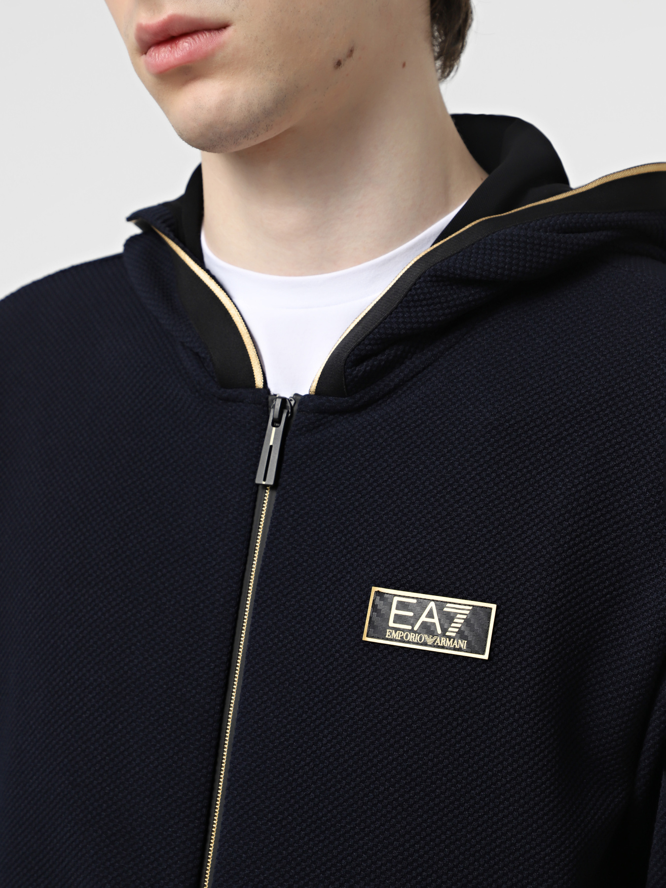 Худи и свитшоты EA7 Gold Label модель 7M000037-AF10344-UB102 Фото