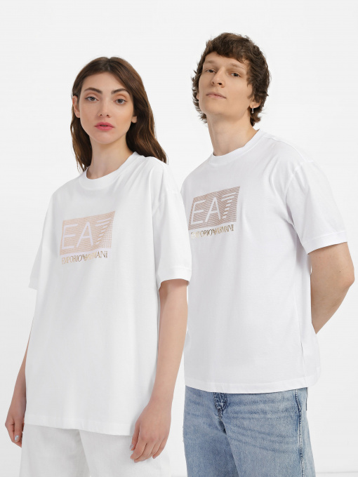 Футболки і поло EA7 Logo Series модель 3RUT05-PJFBZ-1100 Фото