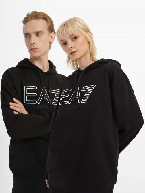 Худи и свитшоты EA7 Logo Series модель 3RUM07-PJEQZ-0200 Фото