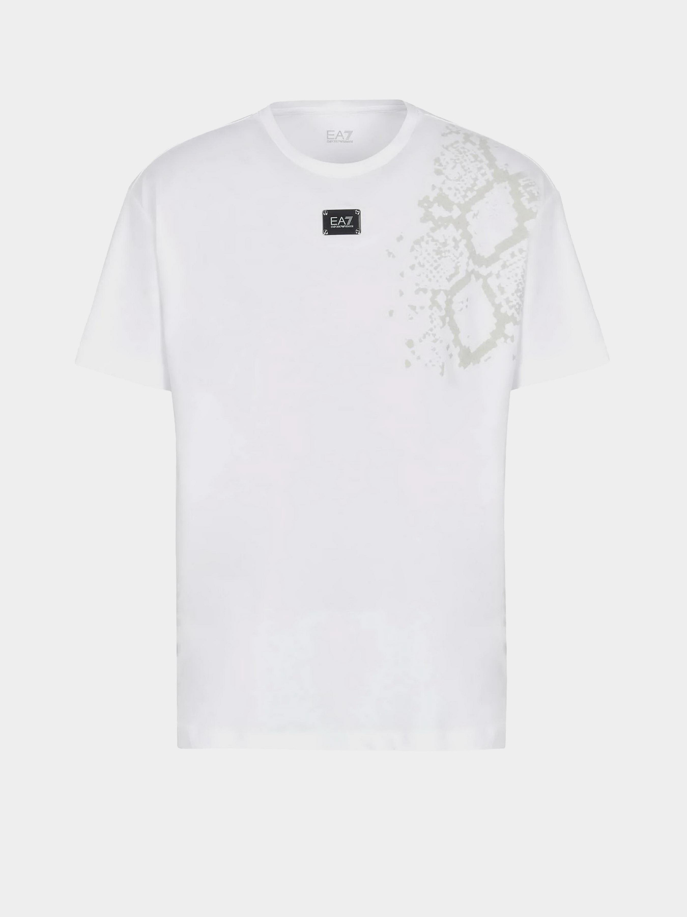 Футболки і поло EA7 Animal print recycled cotton-blend crew-neck модель 6RUT80-TJQUZ-1100 Фото