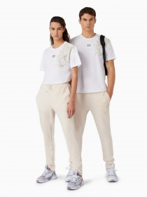 Футболки і поло EA7 Animal print recycled cotton-blend crew-neck модель 6RUT80-TJQUZ-1100 Фото
