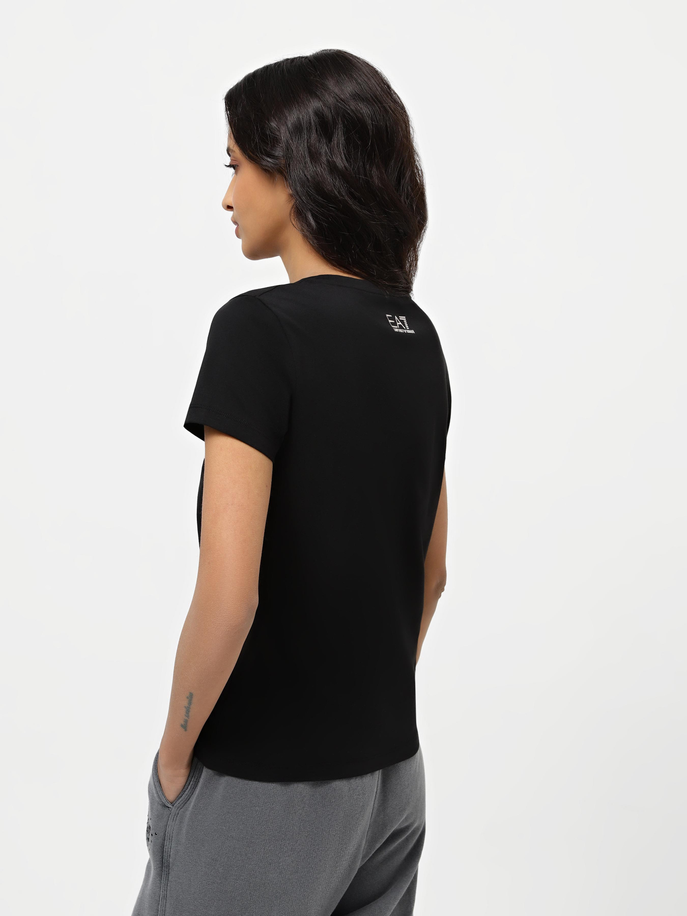 Футболки и поло EA7 Athletic Velour organic cotton-blend модель 6RTT08-TJ6SZ-1200 Футболки и поло EA7 Athletic Velour organic cotton-blend модель 6RTT08-TJ6SZ-1200 Фото