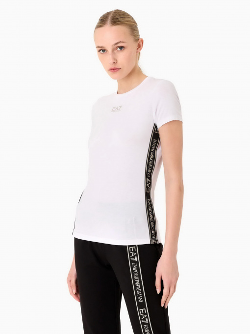 Футболки и поло EA7 Logo Series recycled fabric crew-neck модель 6RTT25-TJKUZ-1100 Фото