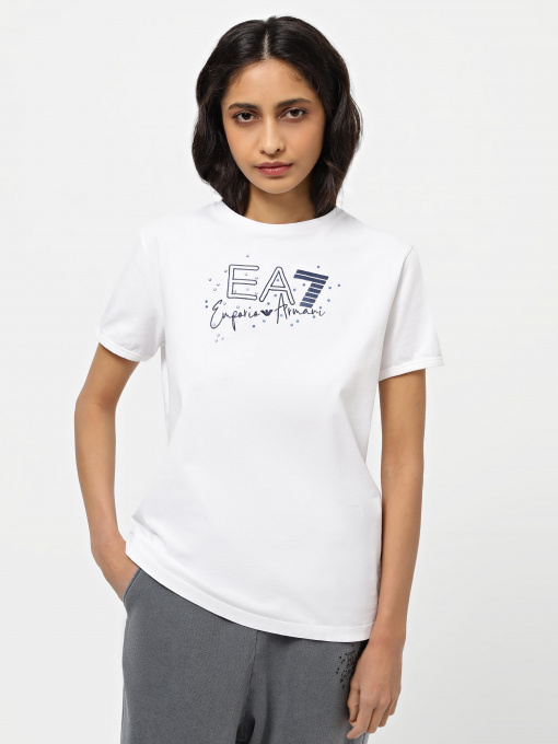 Футболки и поло EA7 Denim Print модель 6RTT76-TJQPZ-1100 Фото