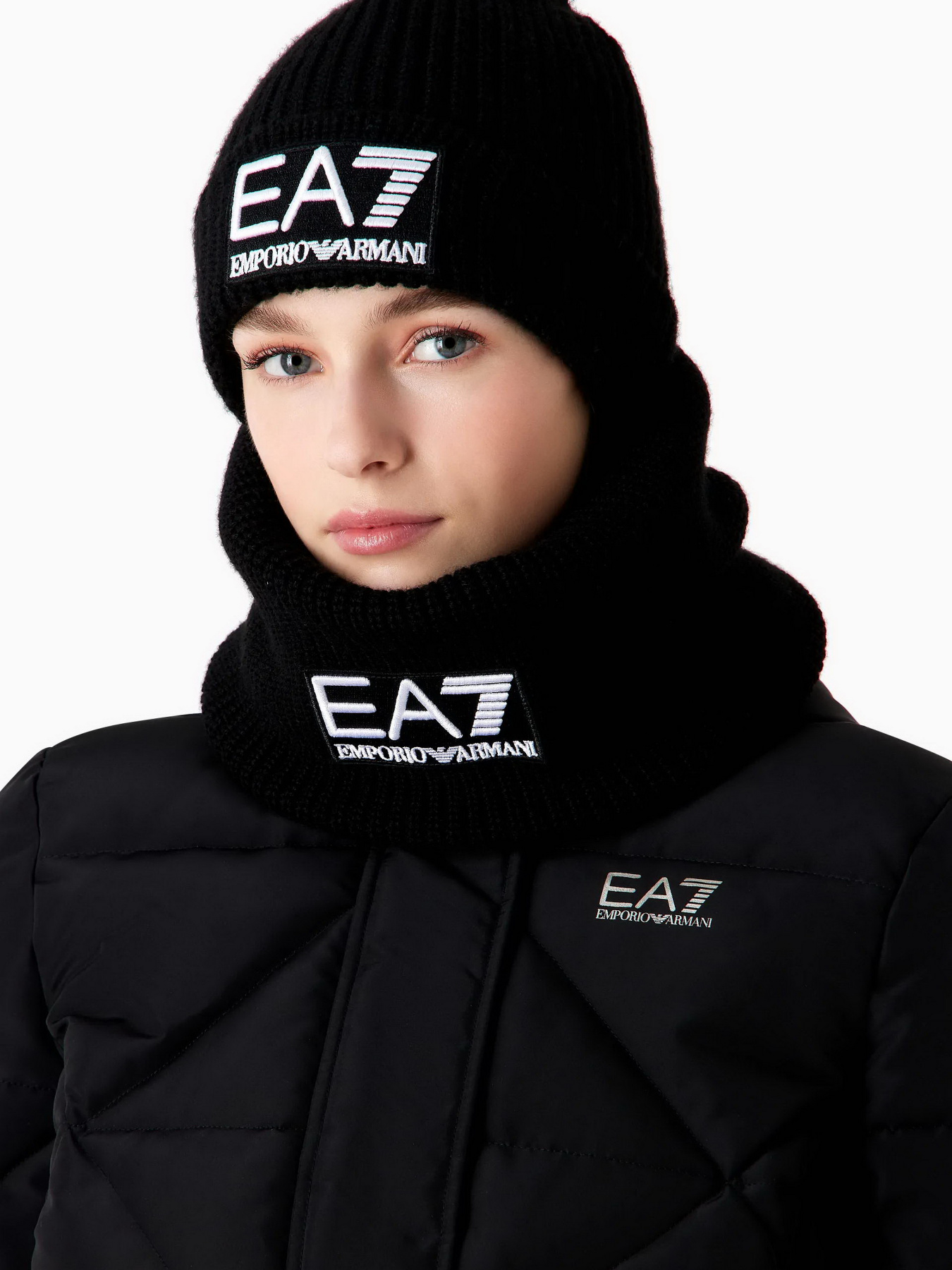 Шарфы и платки EA7 Logo Series модель 240132-3F110-00020 Фото