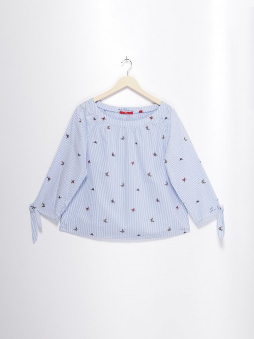 Рубашки S.Oliver модель 04899194759_блакитний комб. Фото