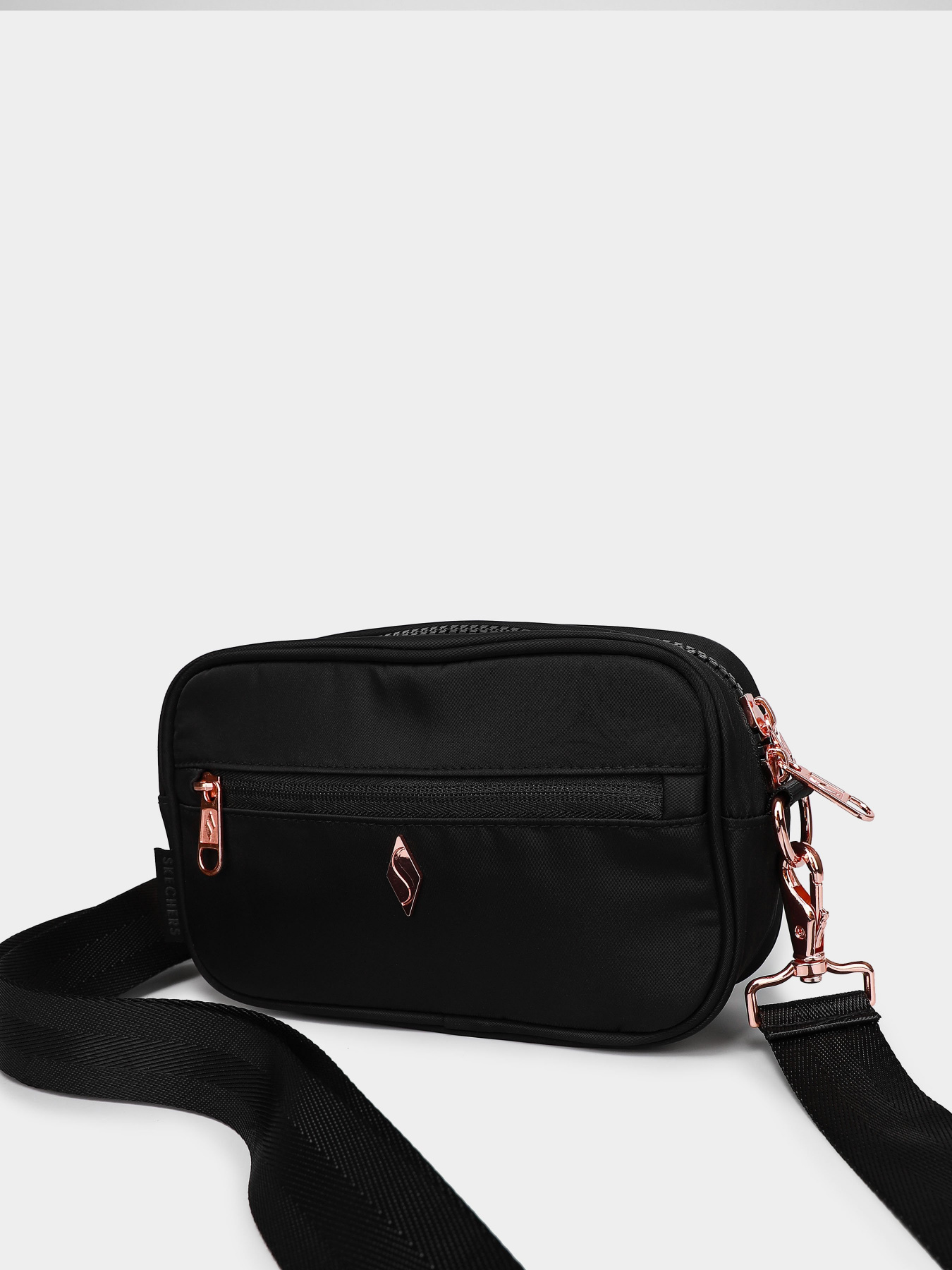 Сумки Skechers Diamond Nylon Crossbody Bag модель I0131 SCTW BLK Фото