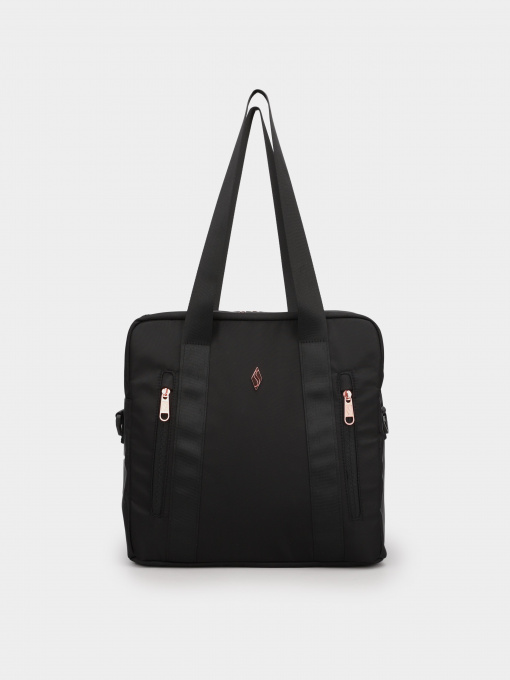 Сумки Skechers Diamond Nylon Tote Bag модель B0416 SCTW BLK Фото