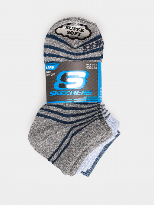 Шкарпетки та гольфи Skechers 6 Pair Low Cut 22,5 - 25 модель S113779-037 Фото