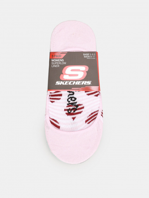 Шкарпетки та гольфи Skechers 3 Pair Superlow Liner 35 - 39,5 модель S115408-680 Фото