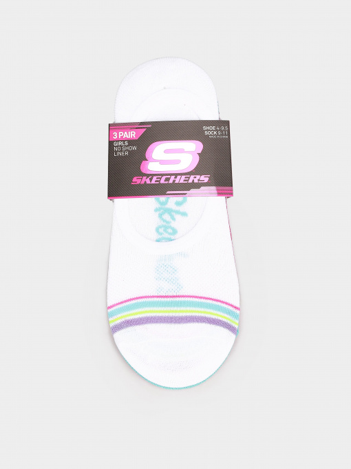 Шкарпетки та гольфи Skechers 3 Pair No Show Liner модель S115413-110 Фото