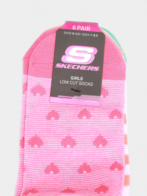 Шкарпетки та гольфи Skechers 6 Pair Low Cut модель S116502-102 Фото