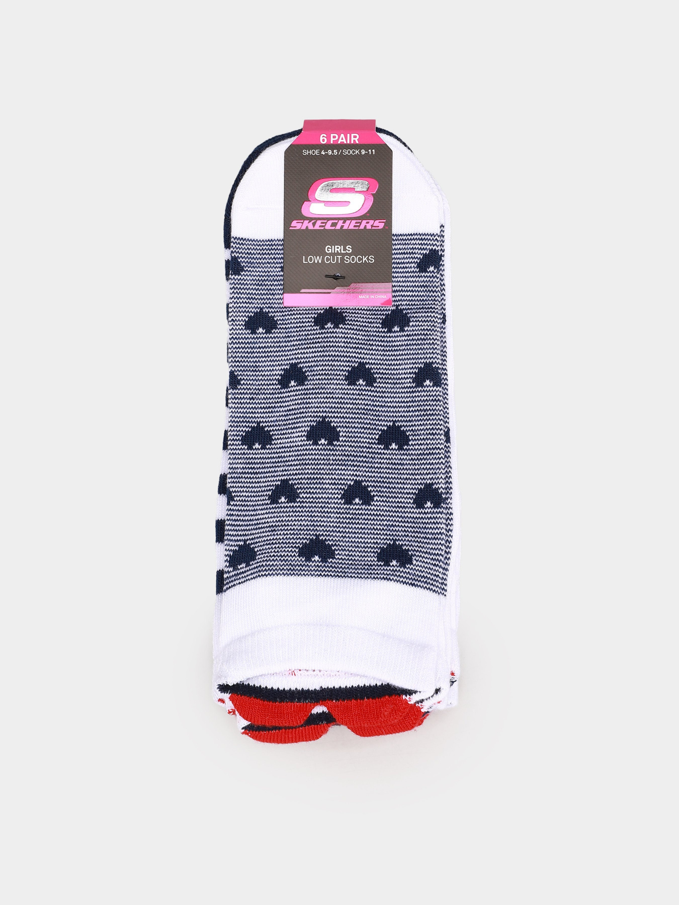 Шкарпетки та гольфи Skechers 6 Pair Low Cut 25,5 - 27,5 модель S116502-411 Фото