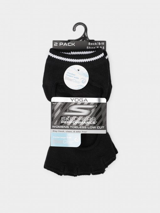 Шкарпетки та гольфи Skechers Toeless Yoga 35 - 39,5 модель S117019-002 Фото