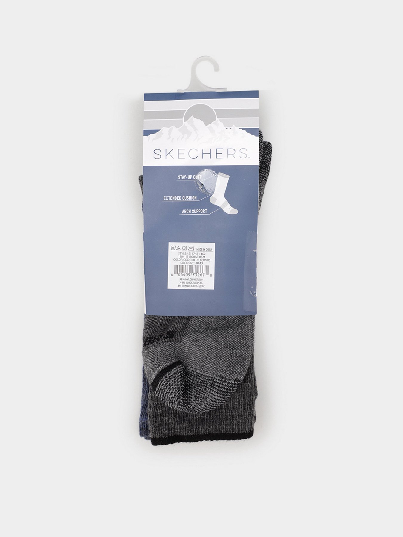 Носки и гольфы Skechers Merino Wool Crew Socks модель S117424-462 Носки и гольфы Skechers Merino Wool Crew Socks модель S117424-462 Фото