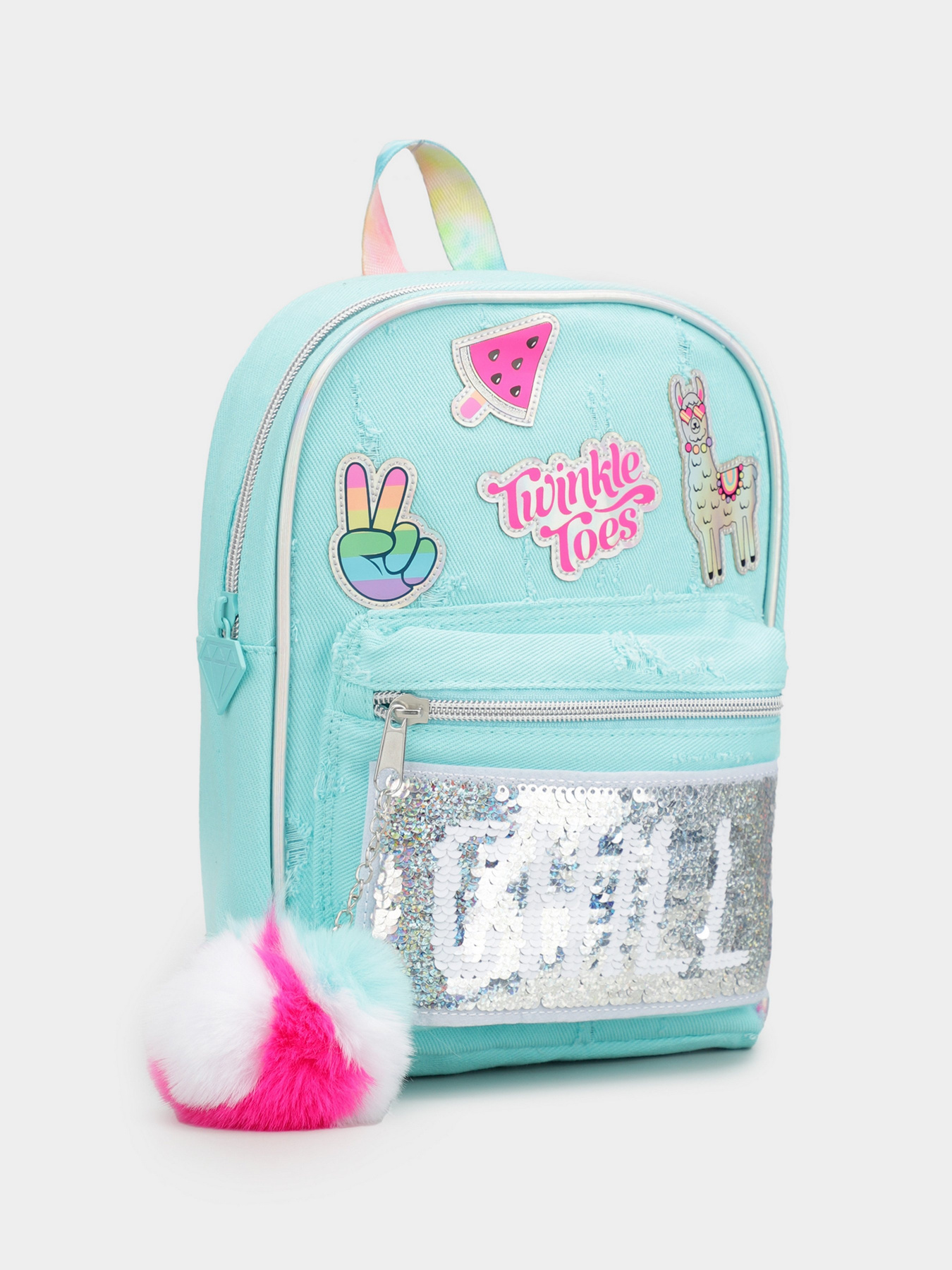 Рюкзаки Skechers  MINI REVERSE SEQUENCE TWINKLE TOES BACKPACK модель SKTT6883 AQUA Фото