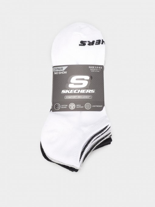 Носки и гольфы Skechers Comfort Included 3 Pair No Show модель S114041-115 Фото