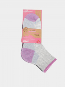 Шкарпетки та гольфи Skechers 2PK NON TERRY TRAIL QTR CREW модель S118743-039 Фото