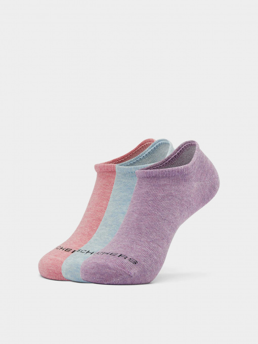 Носки и гольфы Skechers 3PK NON TERRY NO SHOW модель S117214-678 Фото