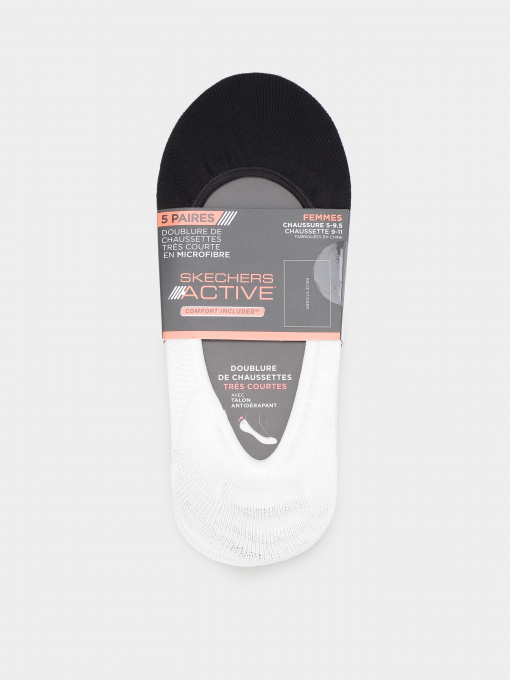 Шкарпетки та гольфи Skechers 5PK NON TERRY MICROFIBER SUPER модель S110953-660 Фото