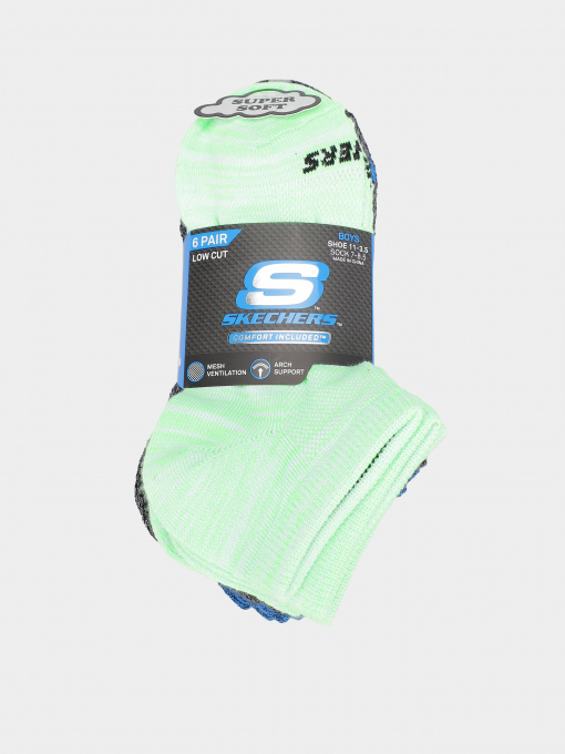 Шкарпетки та гольфи Skechers 6PK NON TERRY LOW CUT модель S112222-320 Фото