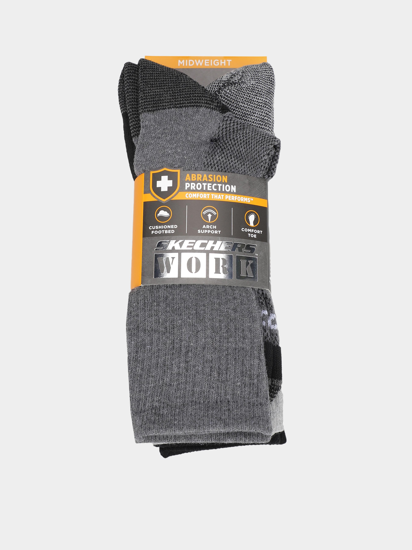 Шкарпетки та гольфи Skechers 3PK 1/2 TERRY CREW модель S106859-010 Шкарпетки та гольфи Skechers 3PK 1/2 TERRY CREW модель S106859-010 Фото