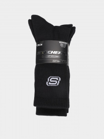 Носки и гольфы Skechers 3PK WMS CREW SOCKS-BLACK модель S117453-001 Фото