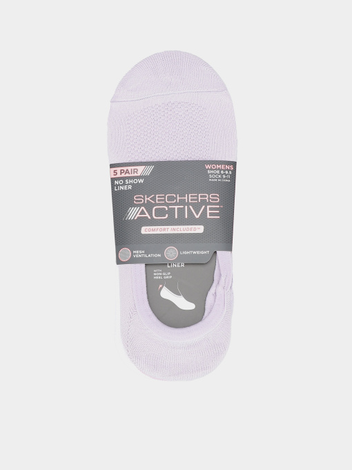 Носки и гольфы Skechers 5PK NON TERRY SEMI MICROFIBER модель S113836-501 Фото