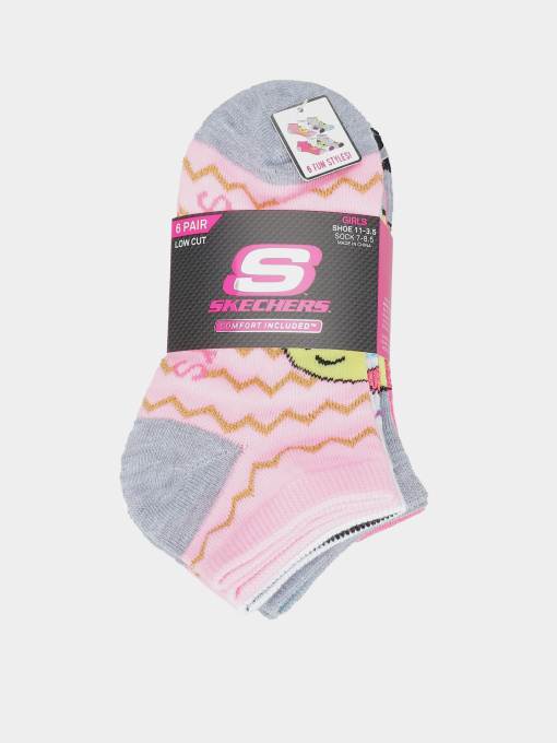 Носки и гольфы Skechers 6PK NON TERRY LOW CUT модель S110916-678 Фото